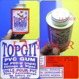 COLLE TOPGIT PVC 115G BLANC